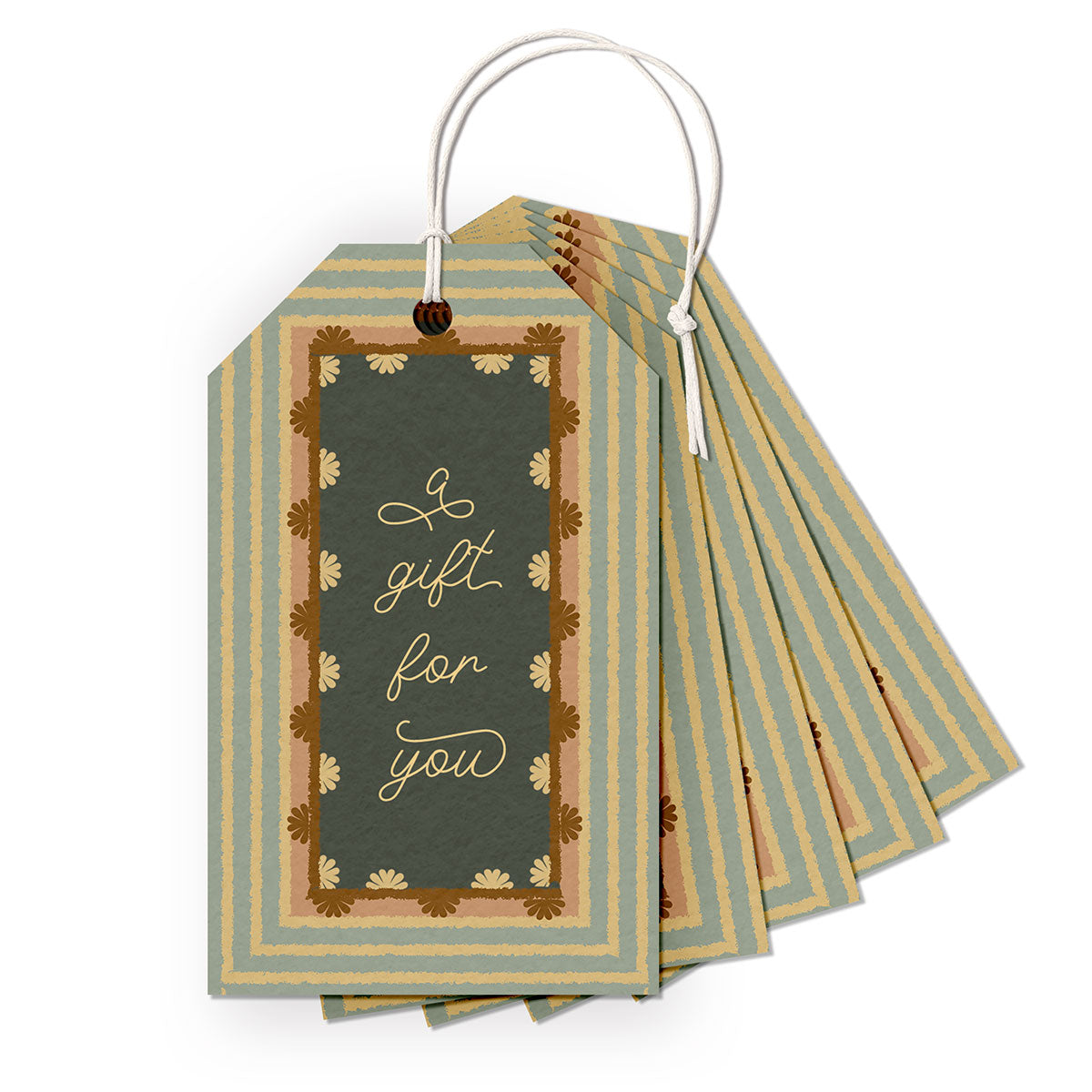 Gift Tag | Bordure | Azure