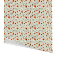 Gift Wrap |  Rambling Blooms in Sea Foam