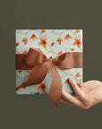 Gift Wrap |  Rambling Blooms in Sea Foam