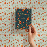 Gift Wrap |  Rambling Blooms in Sea Foam