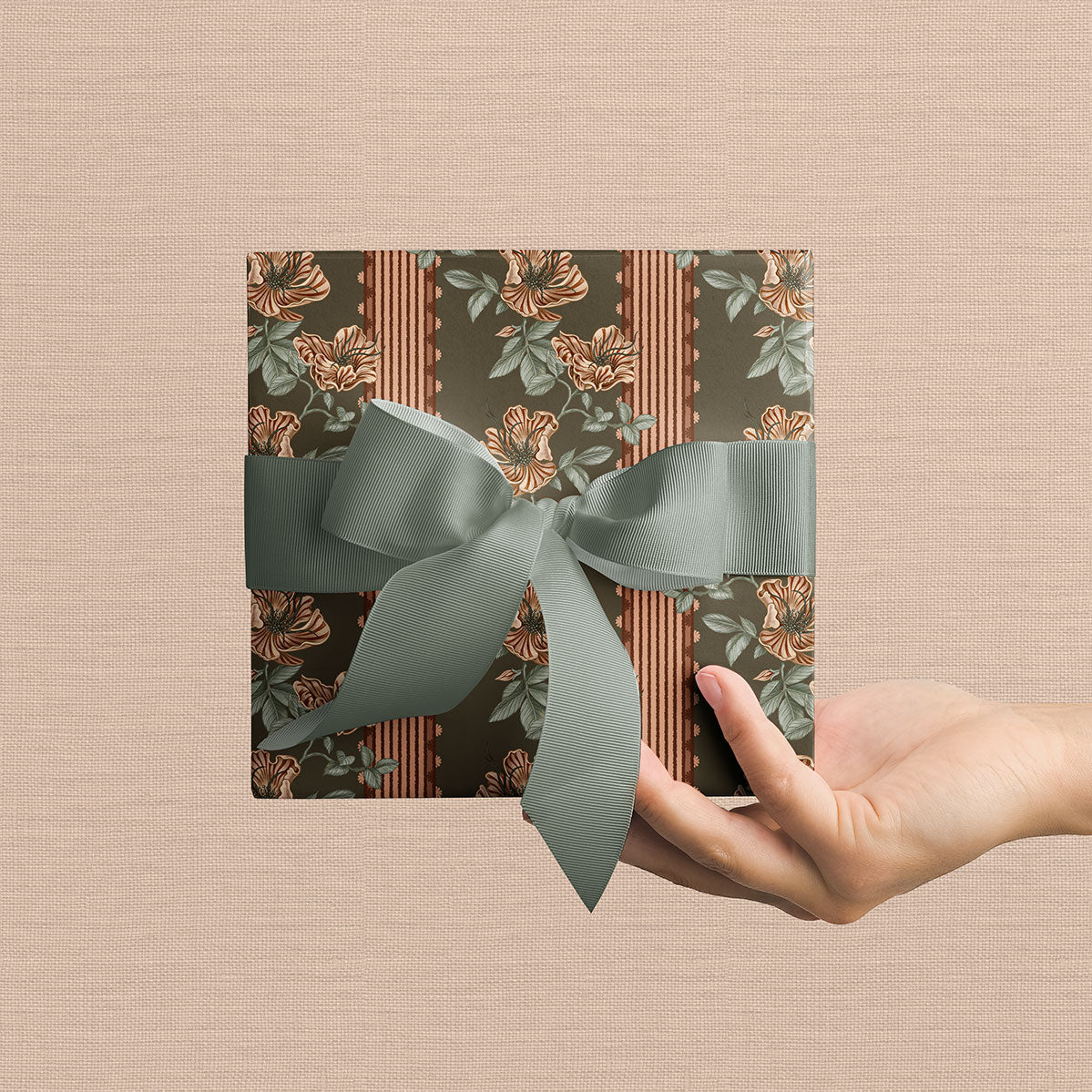 Gift Wrap | Orchard Bordure | Rust