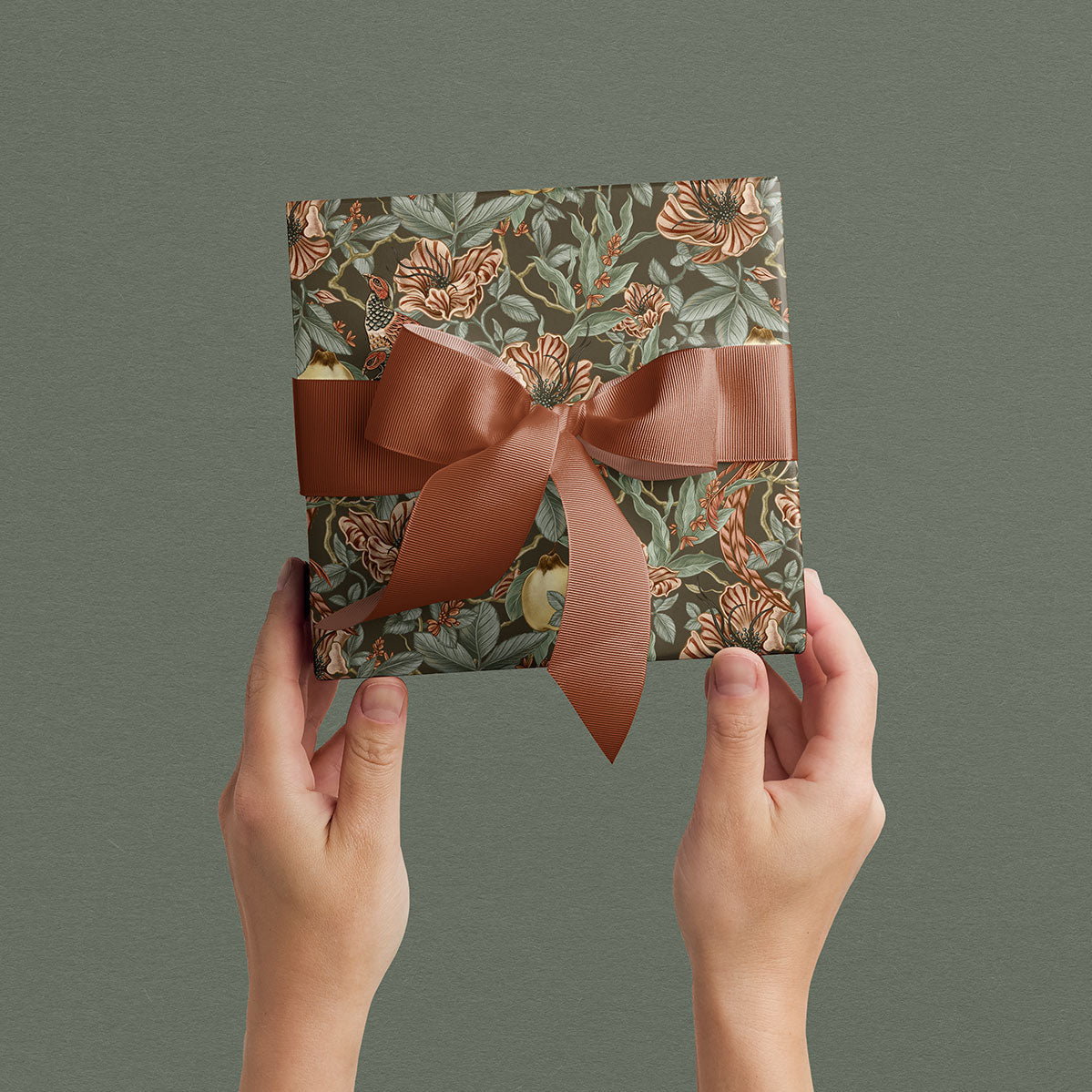 Gift Wrap | The Winter Orchard | Rust