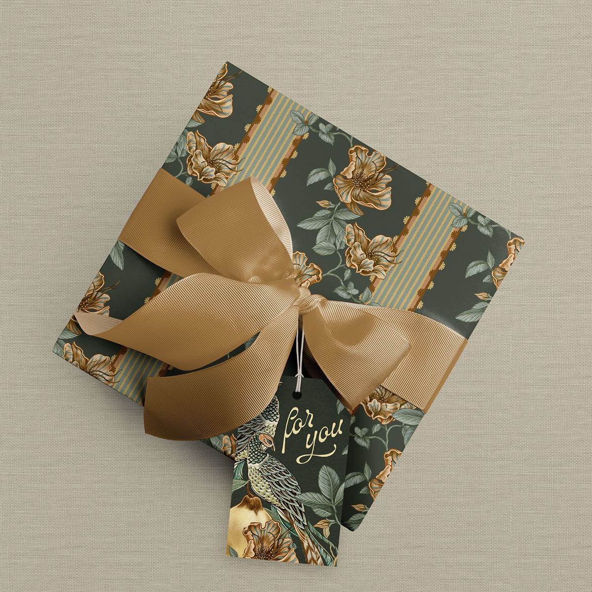 Gift Wrap | Orchard Bordure | Azure