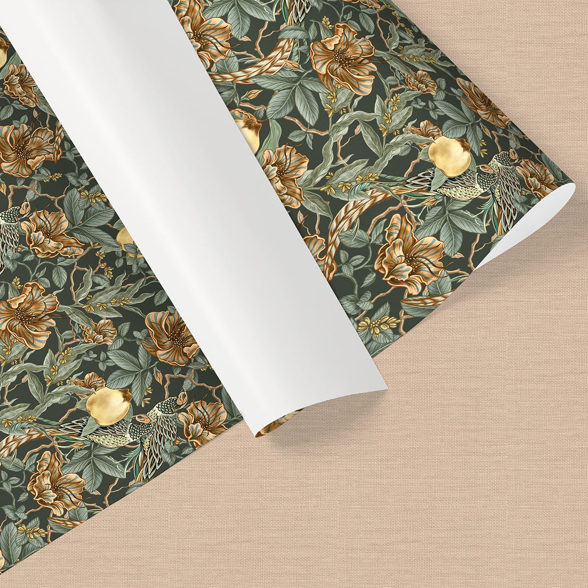 Gift Wrap | The Winter Orchard | Azure