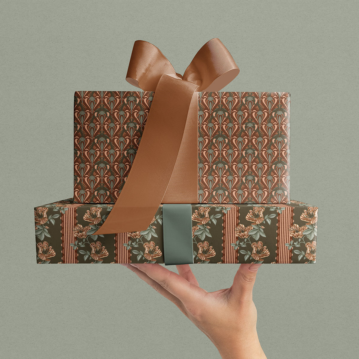 Gift Wrap | Orchard Bordure | Rust