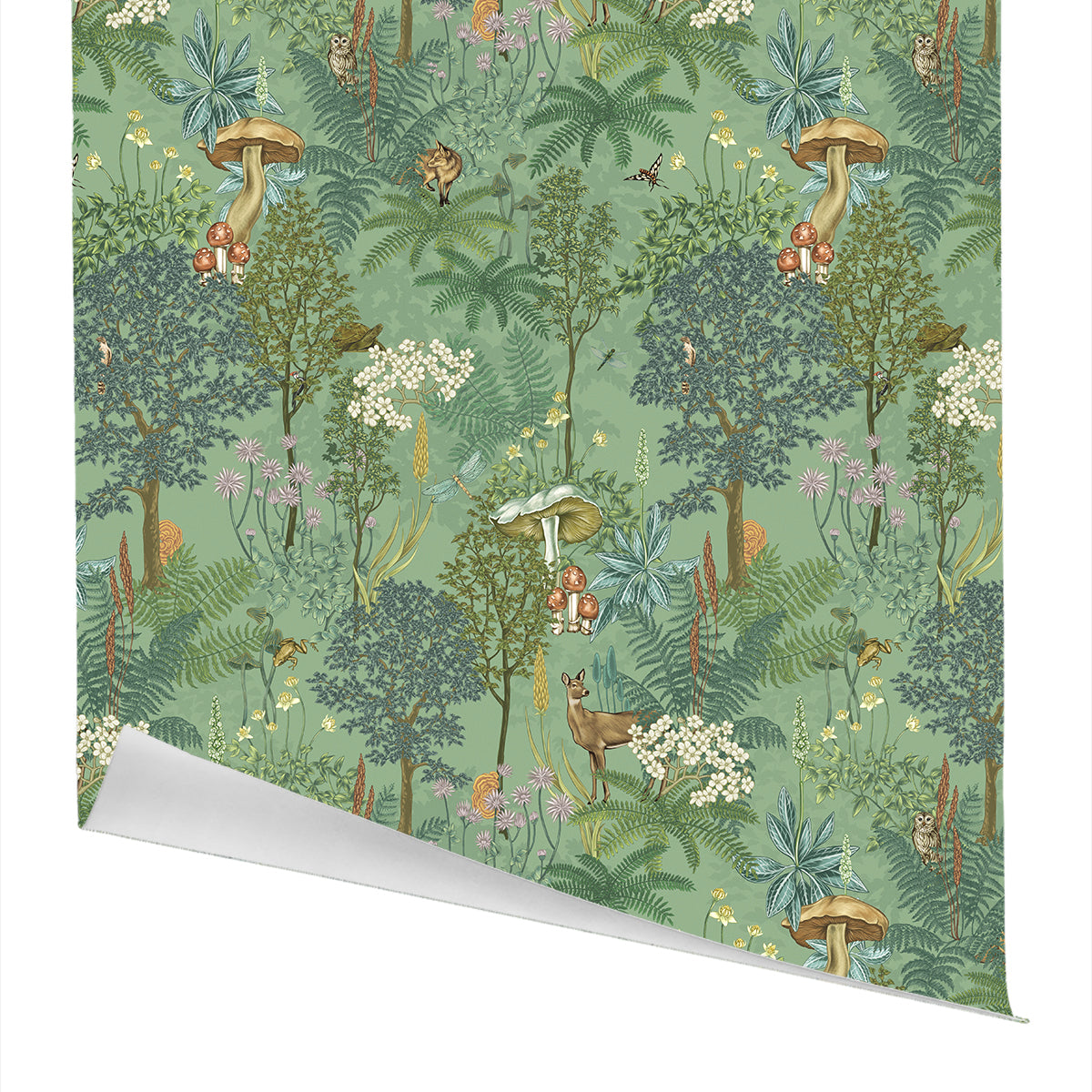 Woodland Botanical Wrapping Paper Roll by undefined
