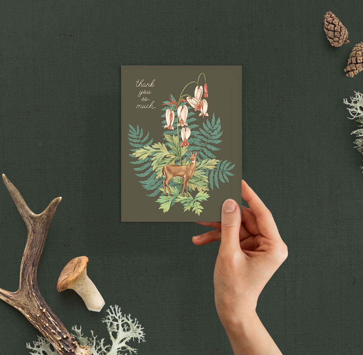 Thank You | Woodland Deer | Greeting Card