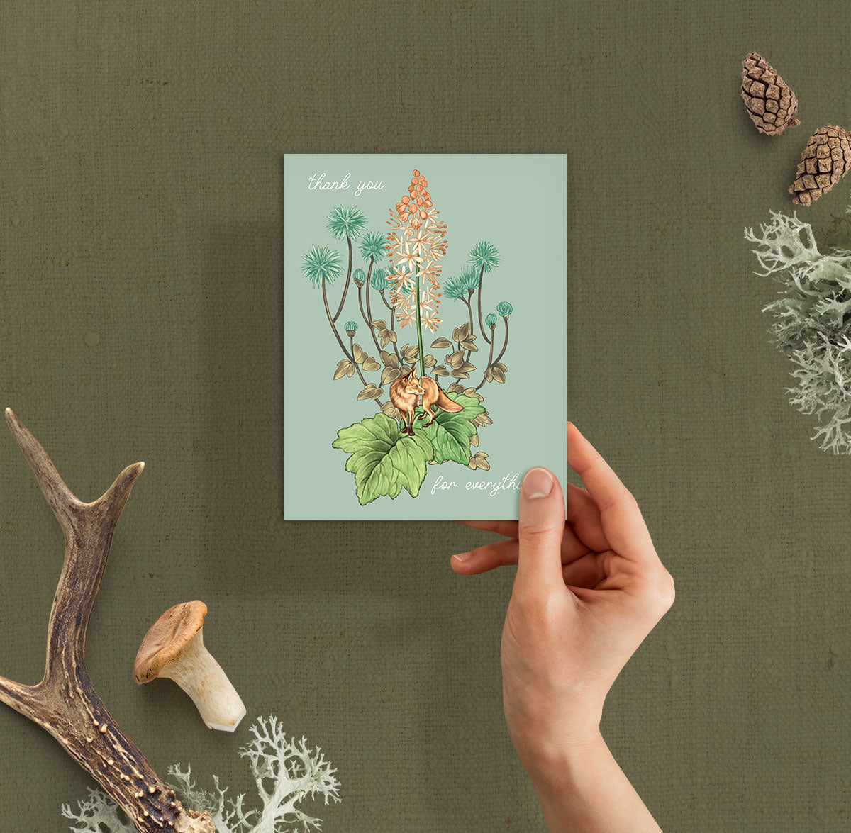 Thank You | Woodland Fox | Greeting Card