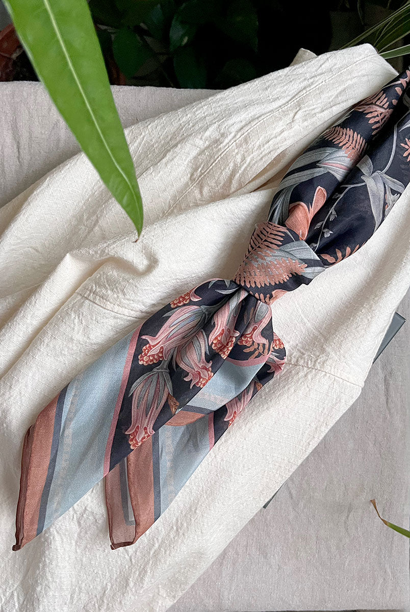 Silk Cotton Scarf | Medium | Moonstone