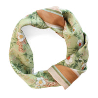 Silk Cotton Scarf | Medium | Anemone Ceylon Green
