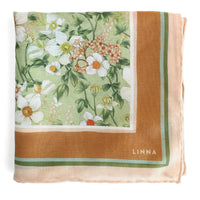 Silk Cotton Scarf | Medium | Anemone Ceylon Green