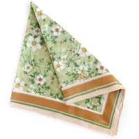 Silk Cotton Scarf | Medium | Anemone Ceylon Green