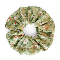 Silk Scrunchie | Ceylon Green Anemone