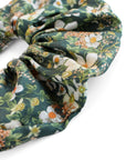 Silk Scrunchie | Lake Blue Anemone