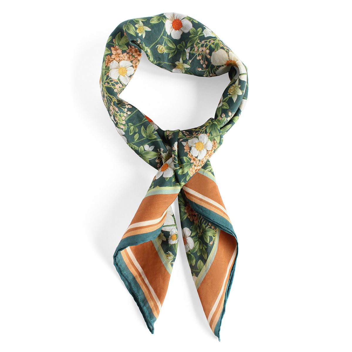 Silk Cotton Scarf | Medium | Anemone Lake Blue – L I N N A