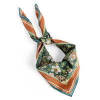 Silk Cotton Scarf | Medium | Anemone Lake Blue