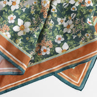 Silk Cotton Scarf | Medium | Anemone Lake Blue
