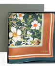 Silk Cotton Scarf | Medium | Anemone Lake Blue