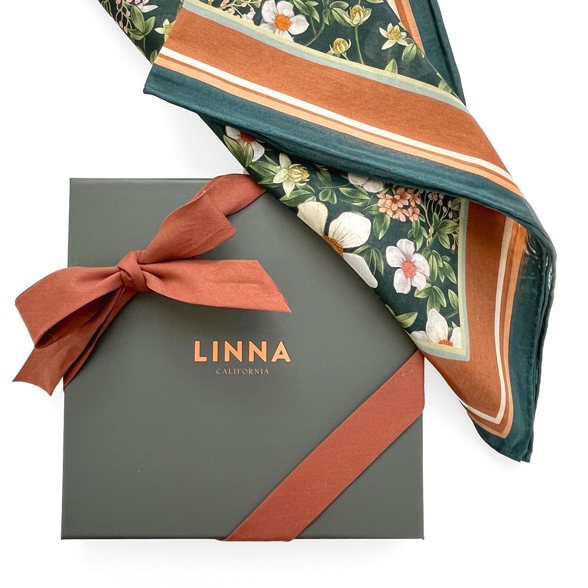 Silk Cotton Scarf | Medium | Anemone Lake Blue