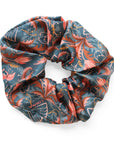 Silk Scrunchie | Blue Rose