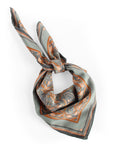 Silk Cotton Scarf | Medium | Apricot Filigree