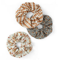 Silk Scrunchie | Lily Tree Flax Diamond