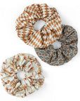 Silk Scrunchie | Lily Tree Flax Diamond