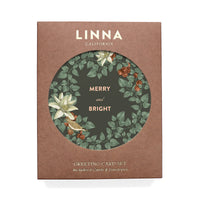 Holiday | Merry & Bright Wreath | Greeting Card