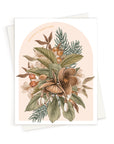 Holiday Season's Greetings Floral Greeting Card