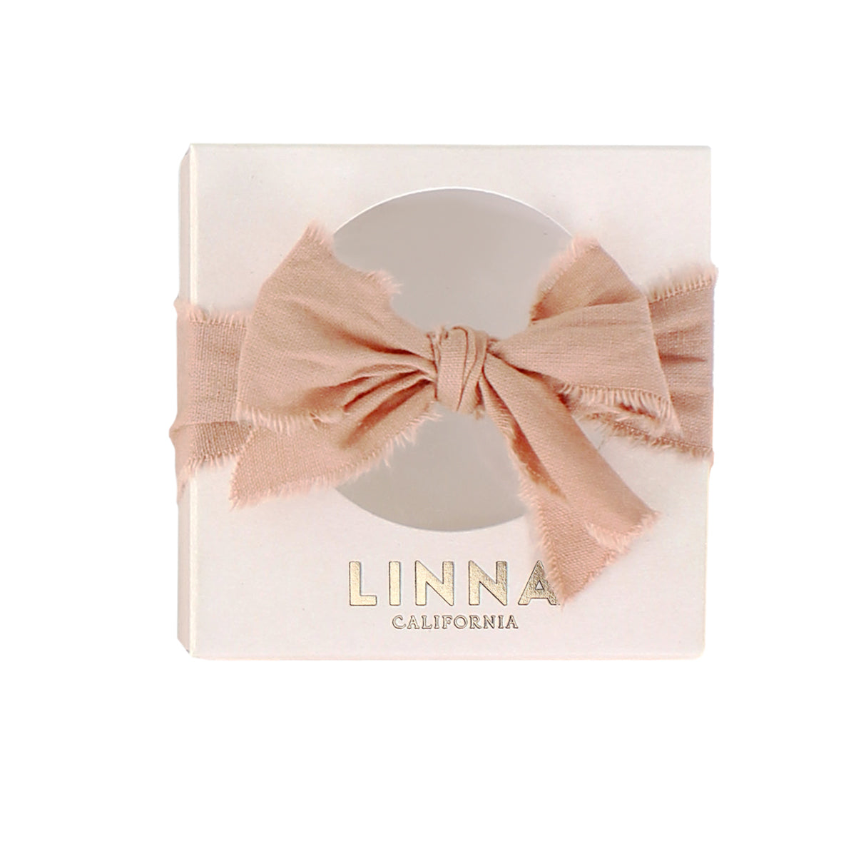 Silk Scrunchie | Apricot Filigree