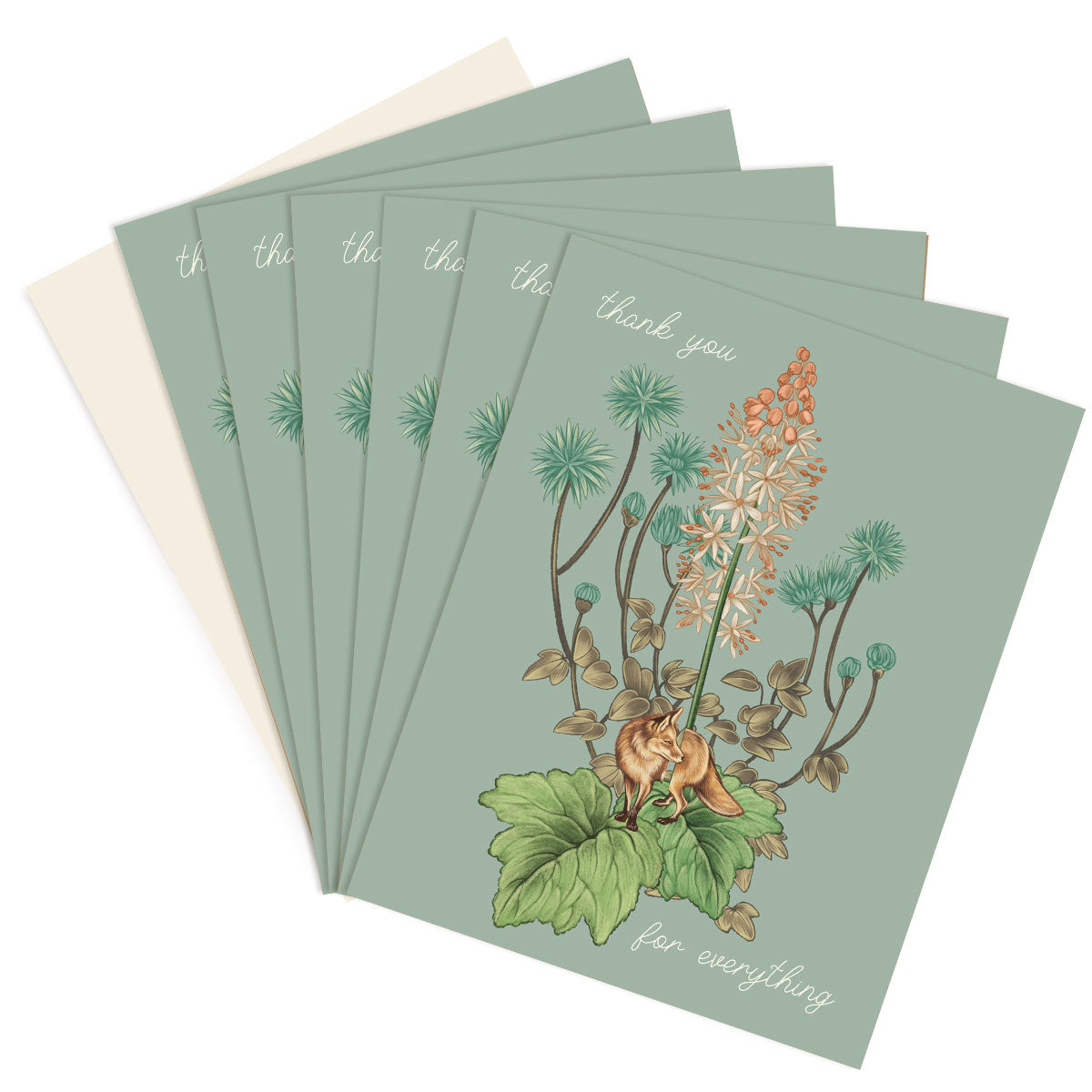 Thank You | Woodland Fox | Greeting Card