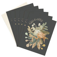 Happy Birthday | Flamingo Nephrite | Greeting Card