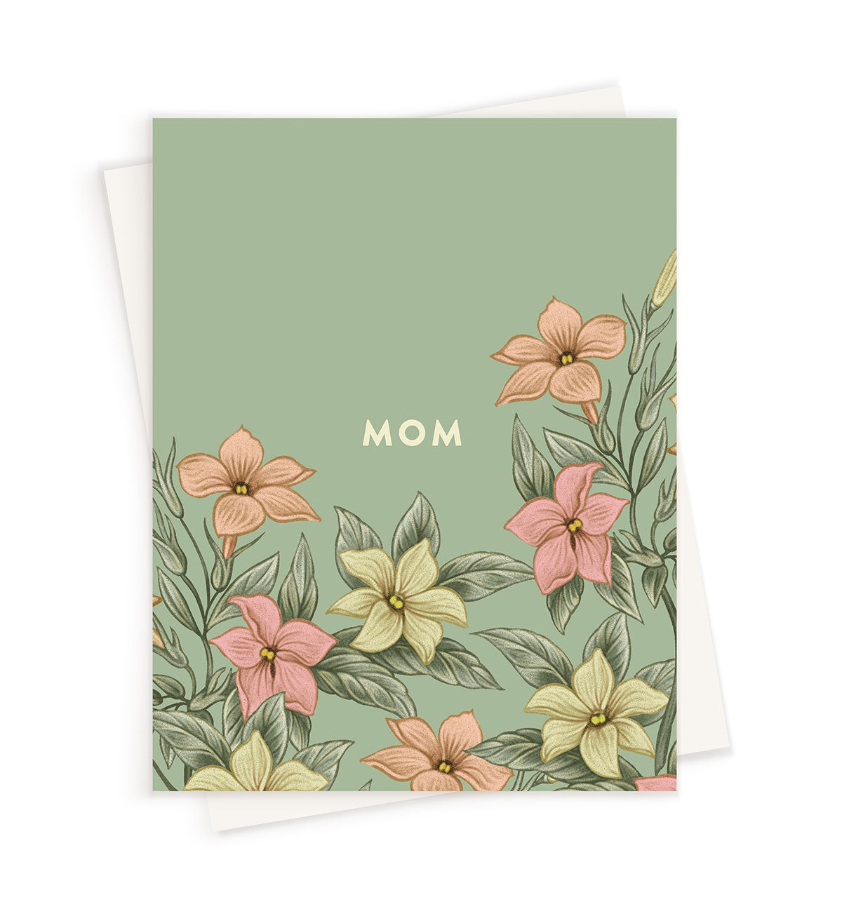 Mother&#39;s Day Pink Blossom Card