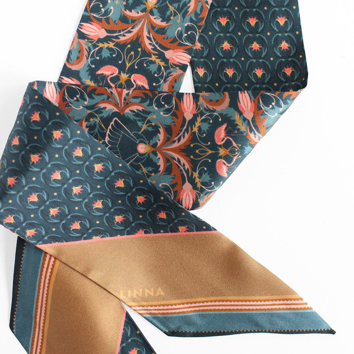 Twilly Scarf | Blue Rose